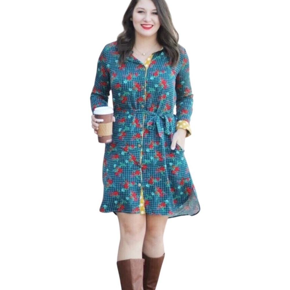 MATILDA JANE Choose Your Own Path Fa-La-La Dress Women’s Size S EUC Cottagecore